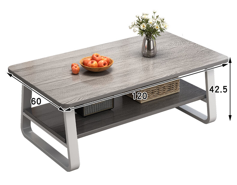 Shanshanmuyi Coffee Table for Living Room, Double-Layer Light Luxury Tea Table for Small Apartments, Modern Minimalist Small Tea Table, Multifunctional Sofa Side Table 13