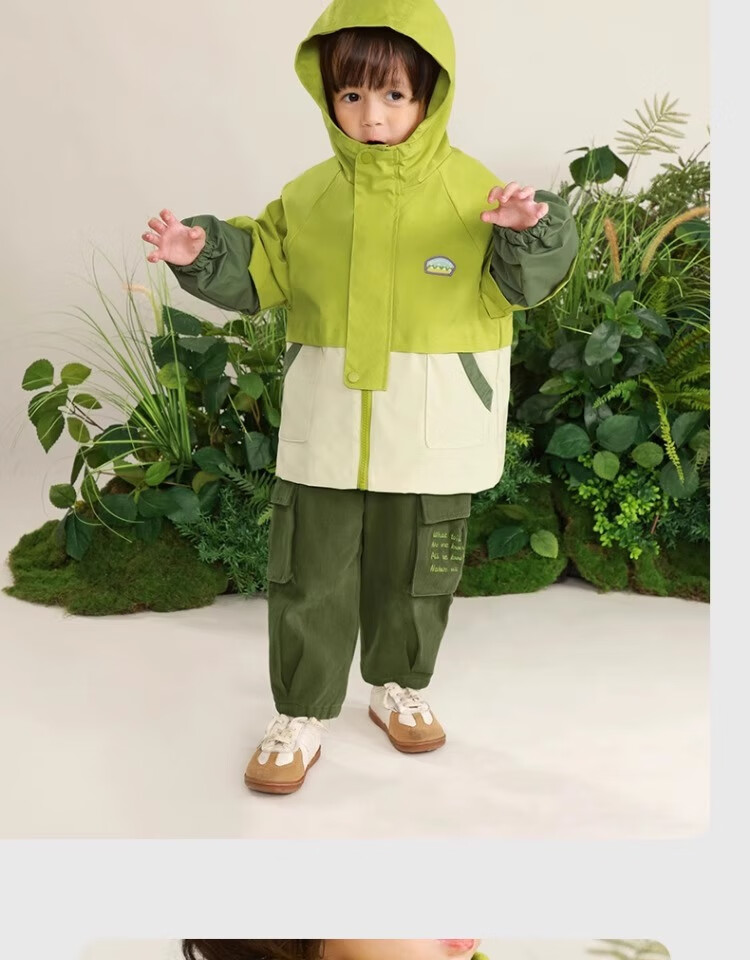 Ciciibear Children's Windbreaker Jacket, Boys' Three-In Autumn Clothing, Baby Fall/winter Fleece Top 15