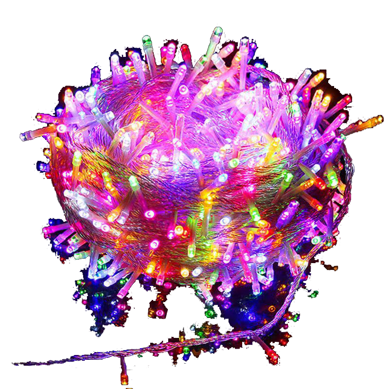 DiliCarr New Year Decorative LED String Lights, Outdoor Waterproof Starry Sky Lights, Spring Festival Decorations, Holiday Plug-In Decorative Light Strips