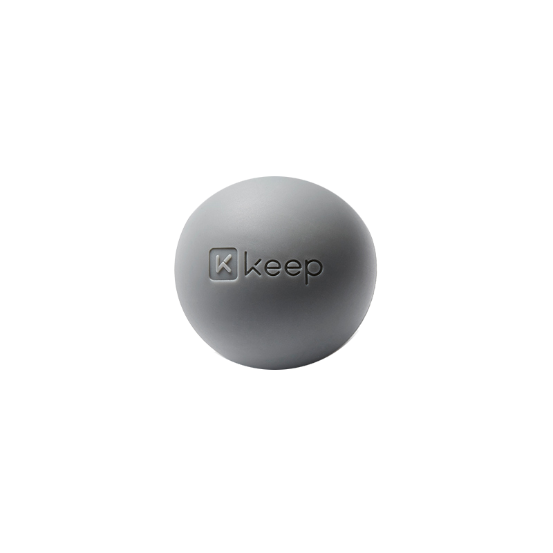 Keep Fascia Ball, Yoga Massage Fitness Muscle Relaxation, Foot And Wrist Rehabilitation Training Hand Grip Ball, Gray