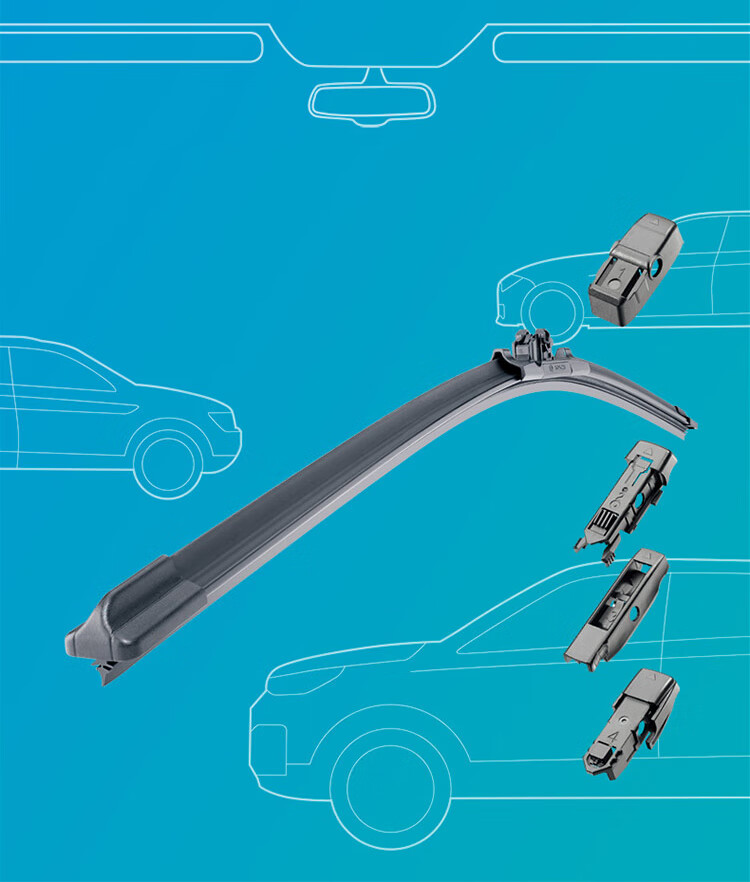 BOSCH Shenyi Six-In Wiper Blade, 23 Inches Single Pack (Multi-Functional Interface, Consult Customer Service for Vehicle Compatibility) 4