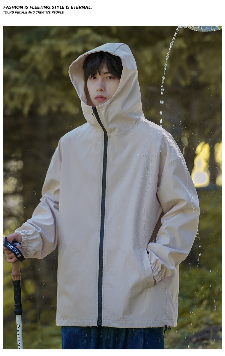 MMOPTOP Black Knight Outdoor Sports Jacket for Men And Women, Spring And Autumn Functional Workwear Hiking Coat, Black, Size M 15