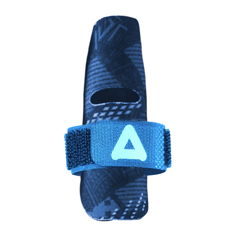 AQ Finger Immobilization Protective Sleeve for Sports, Basketball, Volleyball, Protective Gear, Basket Color Totem, Compression Style, Single Piece B30924L/XL
