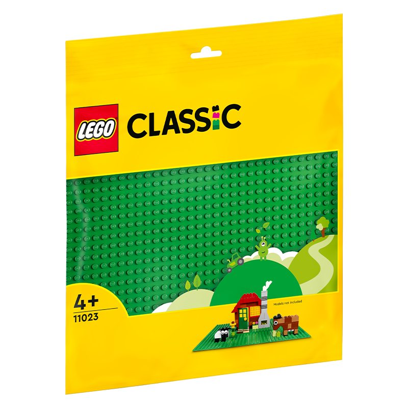LEGO Building Blocks 11023 Green Baseplate (Not Compatible with Duplo Series), Toy for Boys And Girls, Children's Birthday Gift