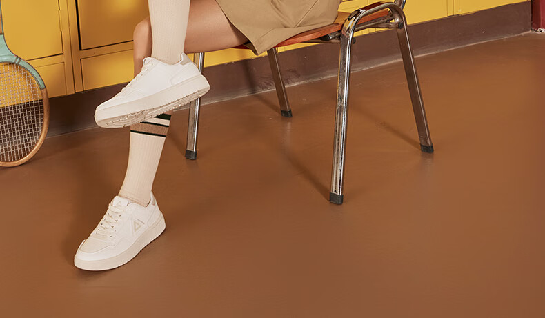 PEAK Men's Sneakers, Summer Low-Top Casual Shoes, Air Force One Style White Shoes, Versatile Sports Shoes for Men DB531127 20
