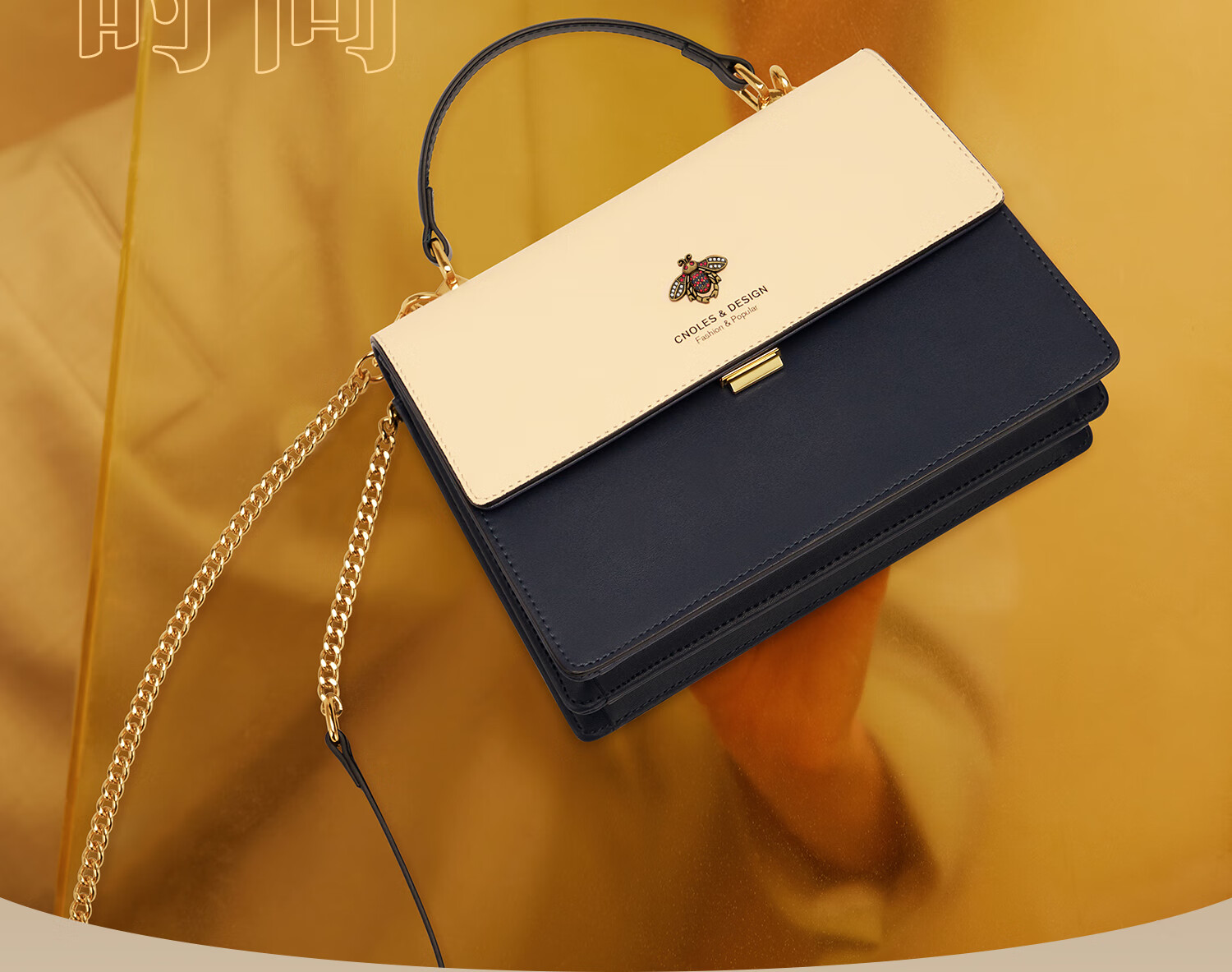 Cnoles Women's Handbag, Luxury Small Crossbody Tote Bag, High-End Practical Gift for Girlfriend on Valentine's Day 2