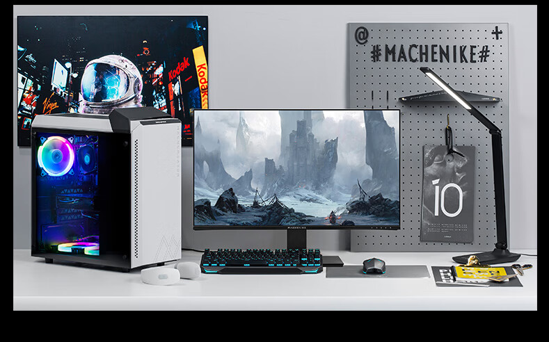 MACHENIKE 24.5-Inch 2K 300Hz Native Fast-IPS Eye-Protection Hardware DC Low Blue Light 450nit Computer Monitor Display Screen 24-Inch MZQ25F300 12