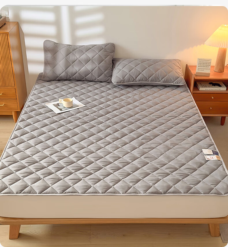 Grace Class A Antibacterial Soybean Mattress, Home All-Season Non-Slip Foldable, Dark Gray, 1.8*2 Meter Bed 2