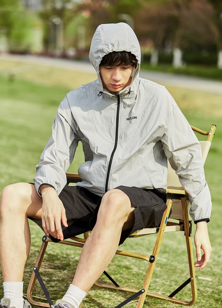 TonLion 2023 Men's Lightweight Sun Protection Hoodie, Medium Gray, XXL 11