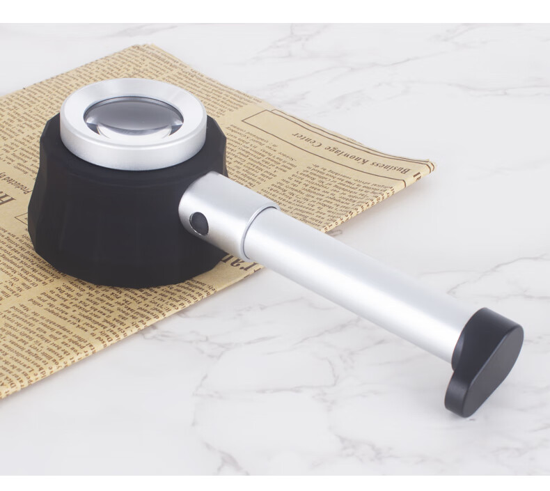 MIXOUT Large-Diameter Magnifying Glass with High Magnification, High-Definition Scale for Alcohol, Tobacco And Jewelry Inspection with LED And UV Light 13