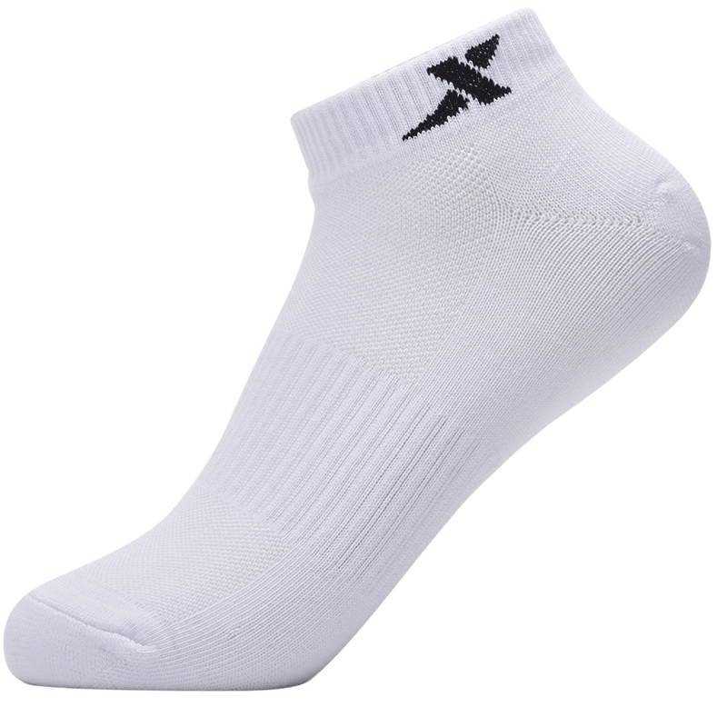 XTEP Men's Sports Socks 3-Pack Short Tube Spring Summer Comfortable Breathable Elastic Soft