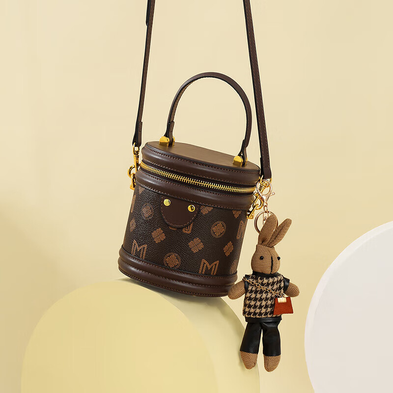 Aiqinghai Handbag, Women's Bag, Bucket Bag, Cylinder Bag, Crossbody Bag, Brand Shoulder Bag, Birthday And Mother's Day Gift, Practical Present for Mom