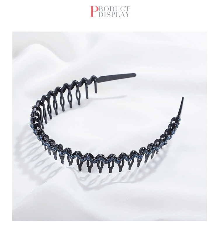 CHIMERA Elegant Rhinestone Headband, Simple Long-Toothed Wavy Hair Clip for Face Washing And Styling, Mid-Autumn Festival Gift 21