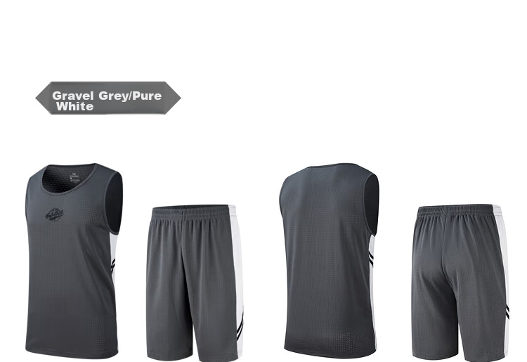 361° Men's Summer Sports Set Quick-Dry Basketball Running Fitness Jersey Vest and Shorts Two-Piece Set 652621901-2 25
