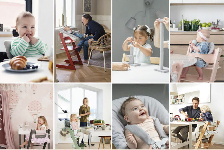 Stokke Growth Chair, Multifunctional Baby High Chair Learning Seat, TT Five-Piece Set with Free Cushion - Glacier Gree 16
