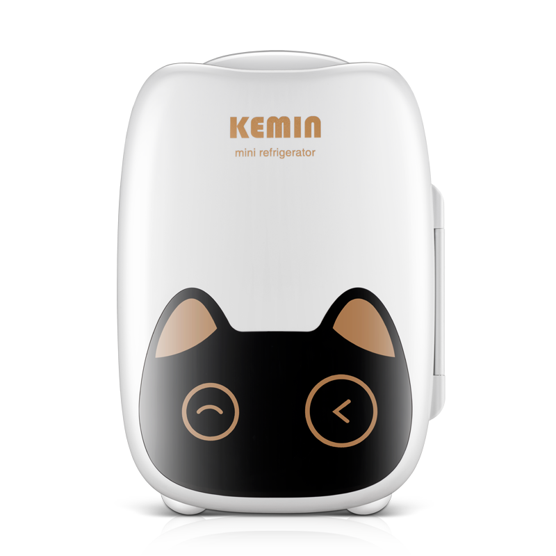 Kemin Car Refrigerator, 6L Dual-Use for Car And Home, Breast Milk Cooler, Small Fridge for Students And Office, Compact Refrigerator with Cooling And Heating Functio