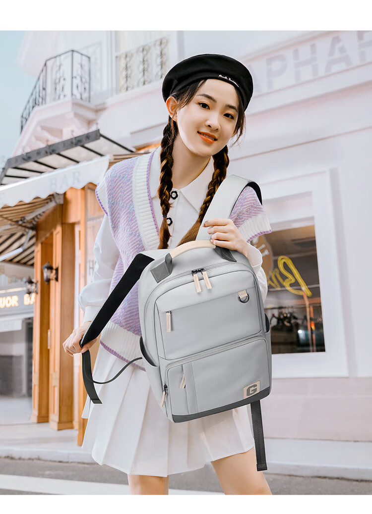 GOLF Backpack for Men And Women, Casual 15.6-Inch Laptop Bag for Middle School, High School And College Students, Travel Backpack 34