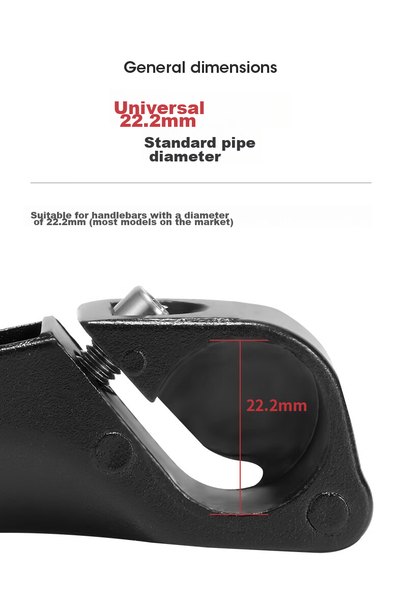 FOREVER Bicycle Handlebar Grips, Universal for Mountain Bikes, Aluminum Alloy Handlebar Grips, Bull Horn And Ram Horn Handlebar Grips, Racing Bike Hand Guards, Cycling Accessories 8