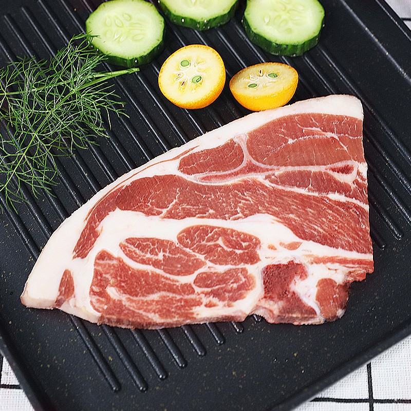 THOMAS FARMS澳洲羔羊原切羊肩排 净重1斤 冷冻生鲜羊肉 西餐烧烤烤肉食材