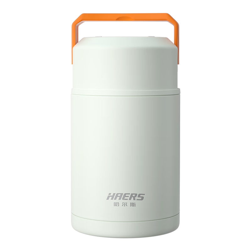 HAERS Stainless Steel Vacuum Insulated Food Jar, Wide-Mouth Large Capacity Thermal Lunch Box with Lid for Soup And Food Storage, 1000ML