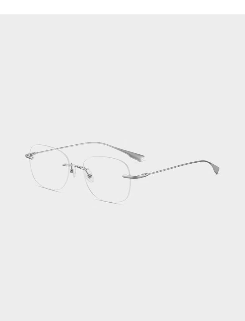 CAPONI Blue Light Blocking Glasses for Women, Pure Titanium Ultra-Light Frameless Gold Wire Flat Lenses, Anti-Radiation Phone Protective Eyewear for Men, Non-Prescriptio 21