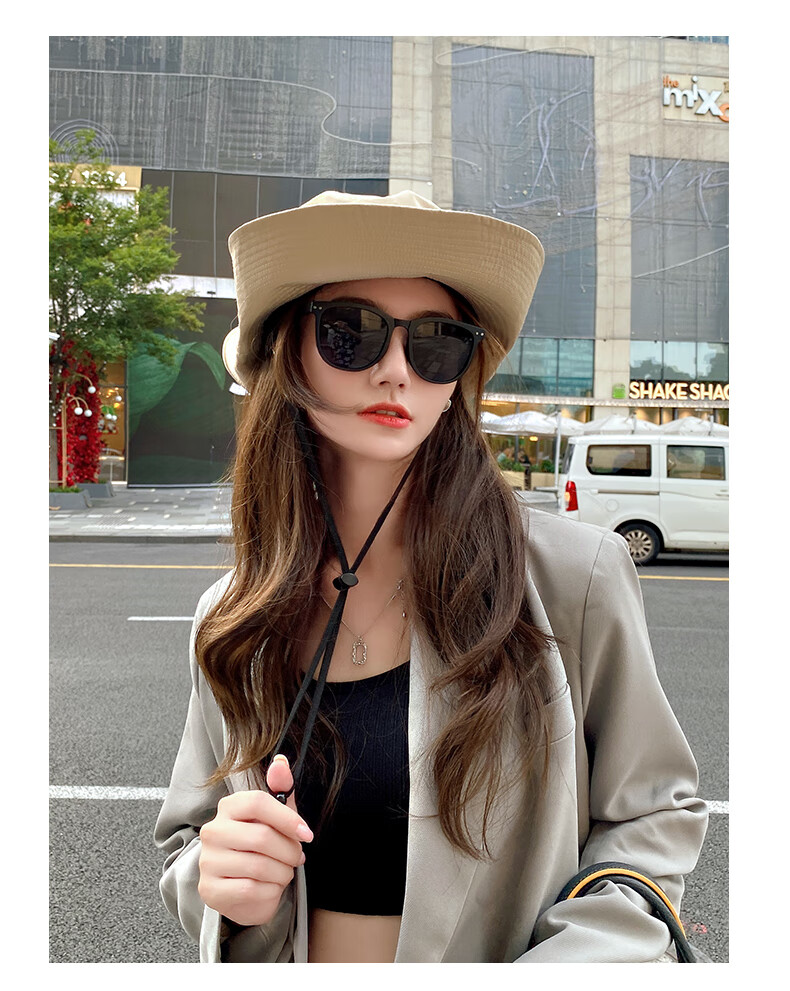 XUEXIMAN Forest Style Camping Sun Protection Hat Women Summer UV Protection Fisherman Hat Outdoor Mountaineering Workwear Versatile Sun Hat Men 3