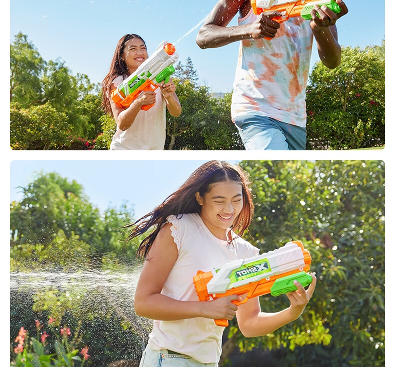 ZURU X Special Attack Giant Wave Swallower Quick-Refill Water Gun + Sneaker Small Quick-Refill Water Gun Set 12
