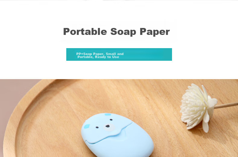 Siwangongli Disposable Soap Sheets Portable Soap Paper for Travel, Outdoor Use, Children, Mini Petals Hand Washing Sheets SW7372 2