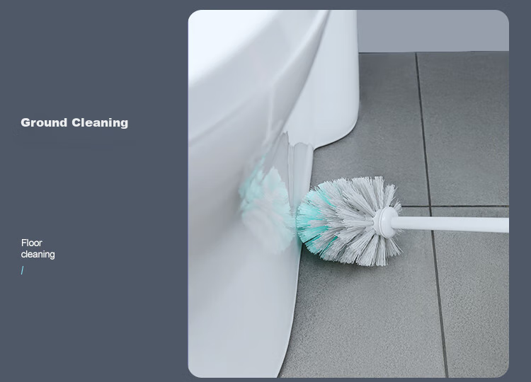 MARYYA Disposable Toilet Brush with Replaceable Heads, 16 Heads, No Dead Angles, Wall-Mounted Cleaning Brush Set 5