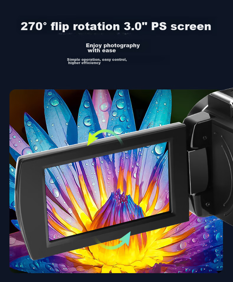 ORDRO AE20 5K Ultra HD DV Camera Dedicated Shooting Zoom Handheld Camcorder Anti-Shake Wide-Angle Wifi Connection Vlog Conference Short Video 17