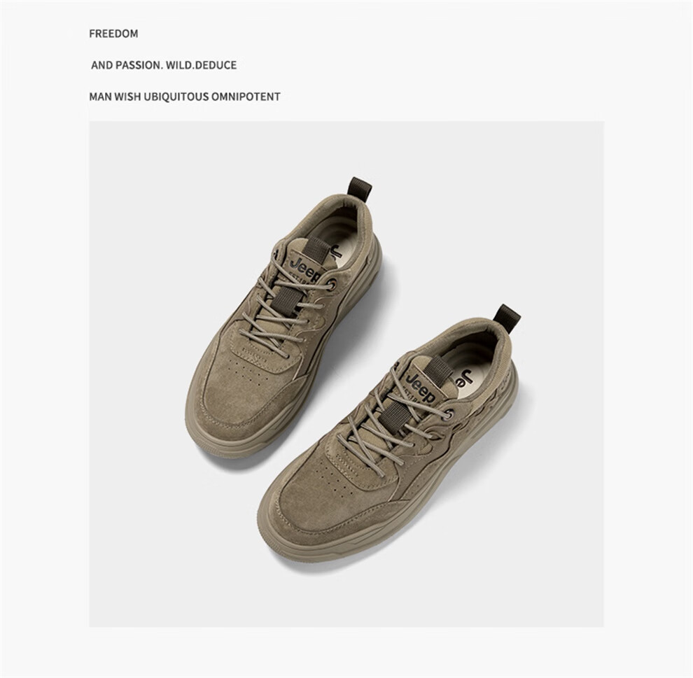 Jeep Men's Casual Sneakers, Breathable And Comfortable Lightweight Soft-Soled Outdoor Sports Shoes for Spring And Summer 9