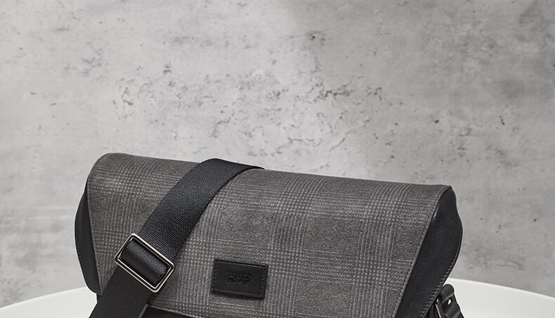 BVP Genuine Leather Crossbody Bag for Men, Large Capacity Shoulder Bag, Casual 2026 Spring/summer Trendy Commuter Messenger Bag, Birthday Gift 23