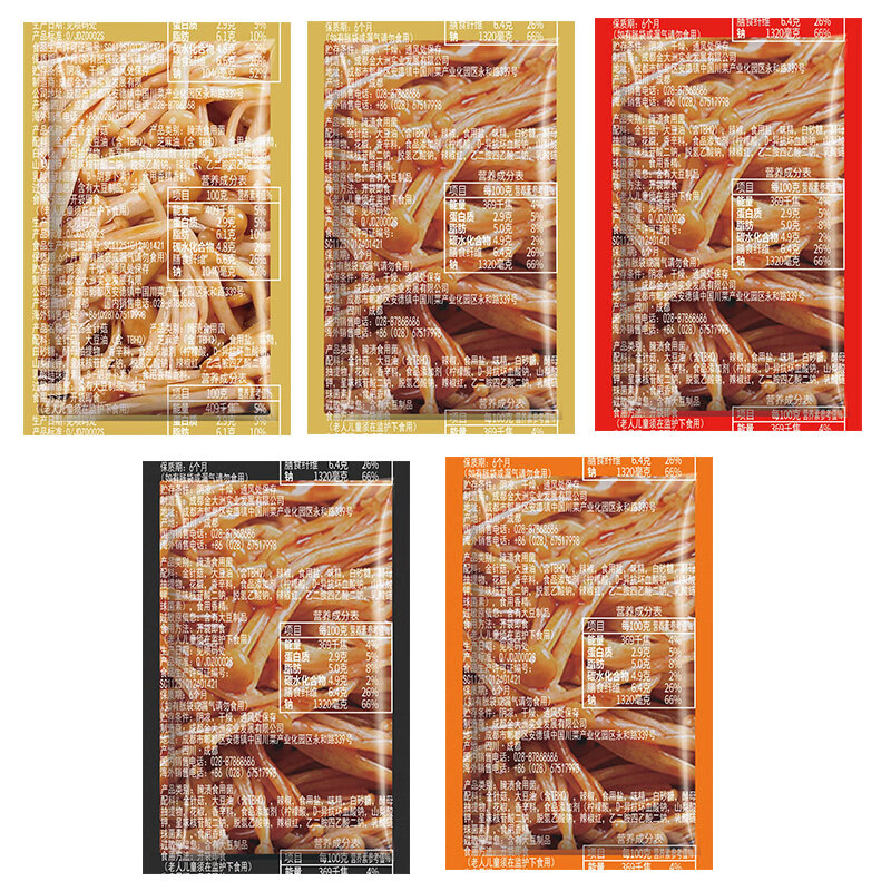 金大州金针菇川香麻辣味小袋装500g 四川特产办公室小吃零食下饭菜 