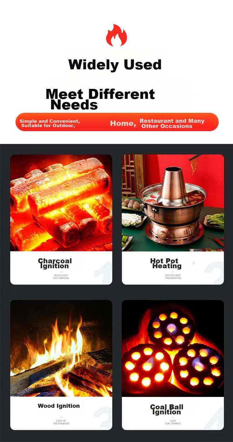 Suncojia Tea Stove, Barbecue Grill, Home Charcoal Grilling Rack, Charcoal Roasting Oven, Wooden Charcoal Meat Roasting Stand 7