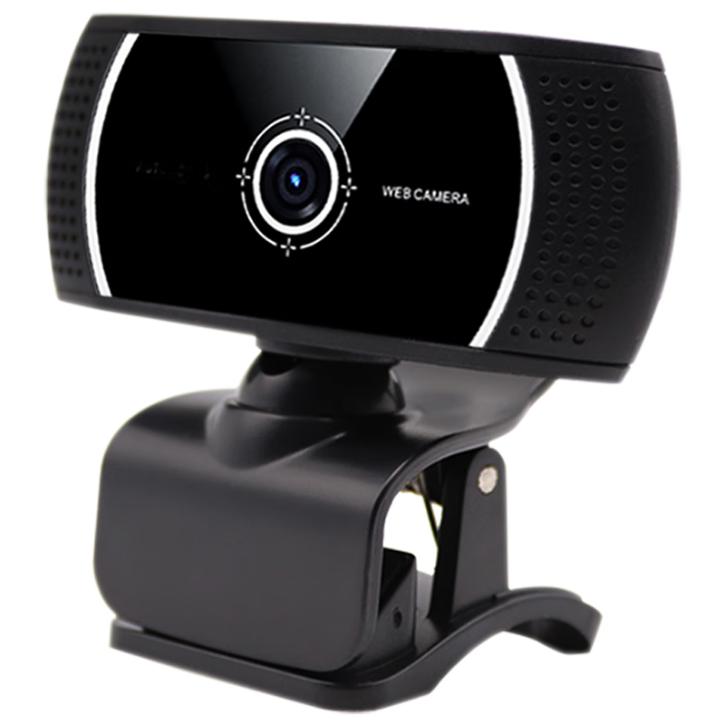 GESOBYTE C120 Computer Webcam HD Microphone for Online Teaching, Home Use, Laptop And Desktop Video Calls, USB Interface, Plug-And Built-In Microphone, 480P