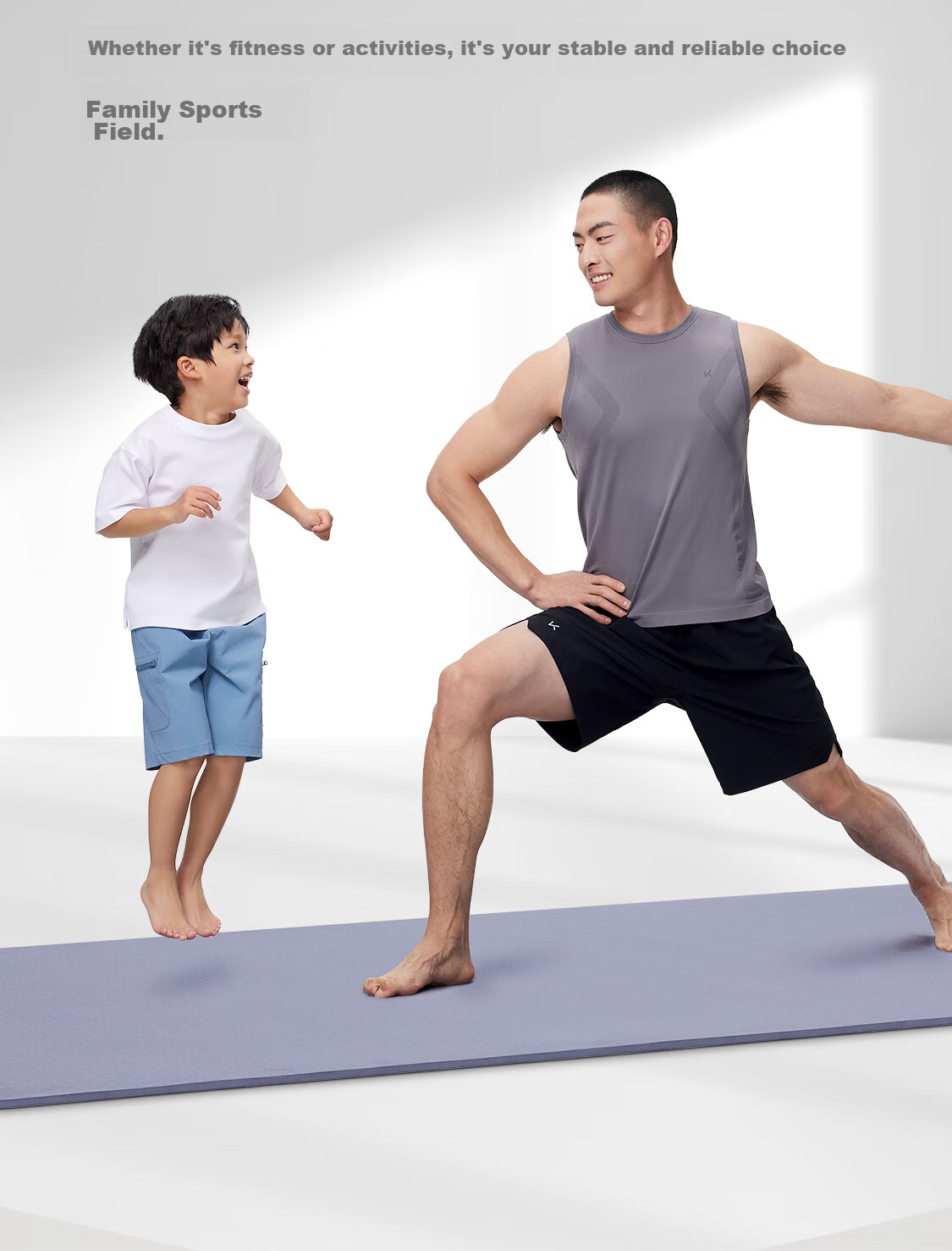 Keep Family Antibacterial Yoga Mat, Extra Large, Thickened And Extended, Antibacterial Non-Slip Soundproof Floor Mat for Exercise, Pilates And Fitness 19