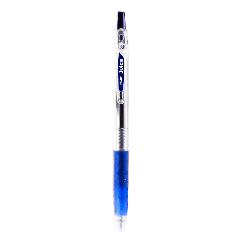 PILOT JUICE Gel Pen, Colorful Neutral Pen, 0.38mm Signature Pen, Retractable Pen, Stationery, Student Planner Pen, Aesthetically Pleasing, Blue And Black Color, LJU-10UF