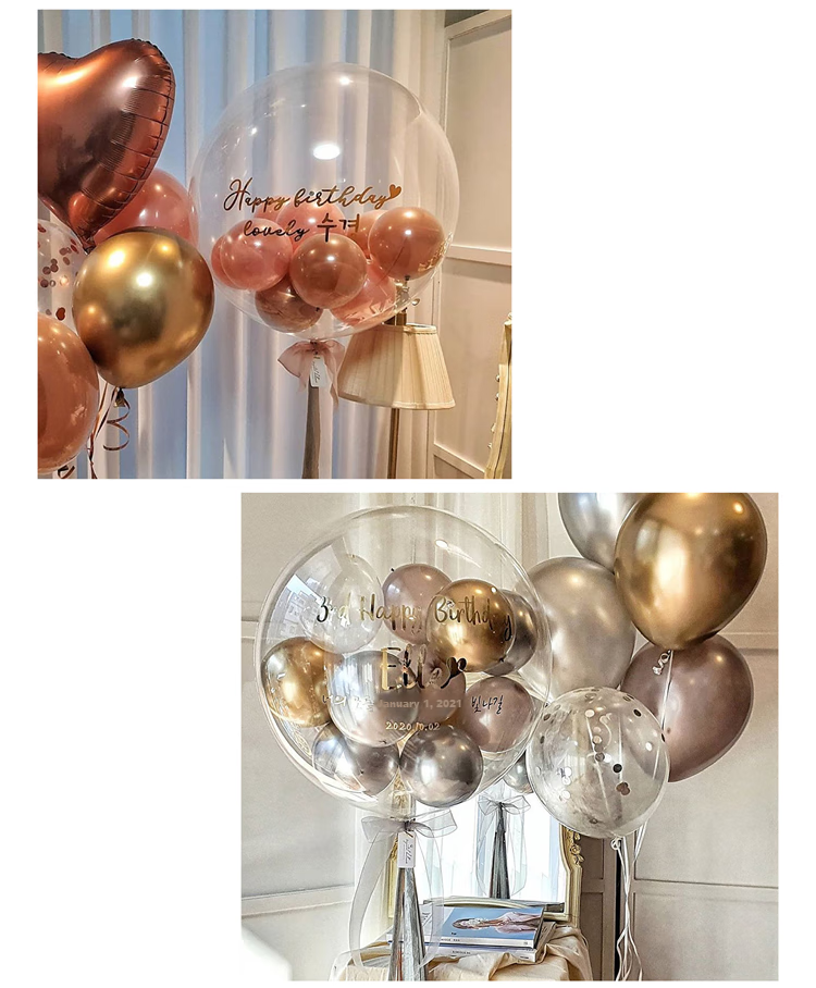 DiliCarr Birthday Scene Decoration Balloons, First Birthday Wedding Grand Opening Decorations, Balloon Setup Kit 14