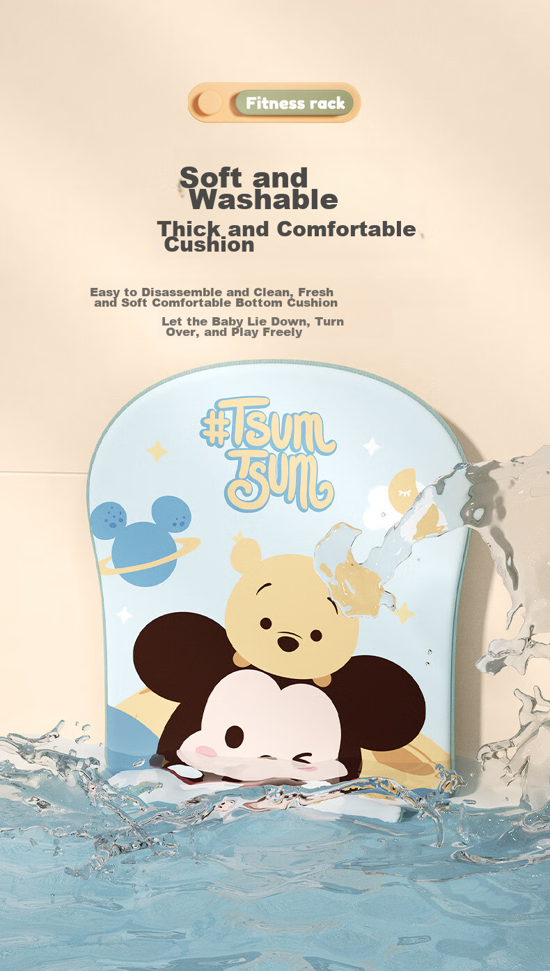 Disney Newborn Multifunctional Play Gym with Foot Piano Stroller 5-in-1 Baby Full Moon Gift First Birthday Present 12