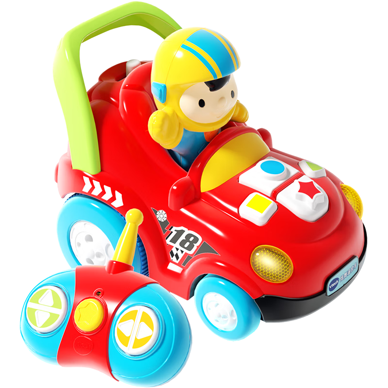 VTech Children's Toy Car, Dance Remote Control Car, Racing Electric Four-Wheel Drive Drift Car, Birthday Gift for Boys And Girls Aged 2-5