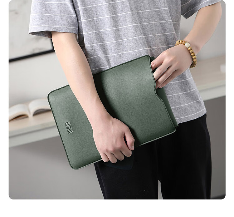 BUBM Laptop Sleeve Compatible with Apple MacBook Pro 13.3-Inch And Microsoft Surface Pro 7, Protective Case in Dark Gree 7