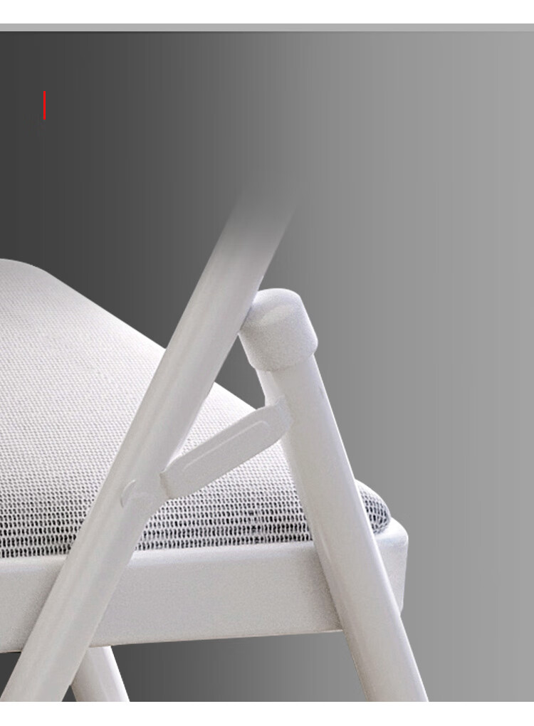 XINGKAI Folding Chair, Office Chair, Conference Chair, Computer Chair with Backrest, Study Chair XK1022 Gray Mesh 20