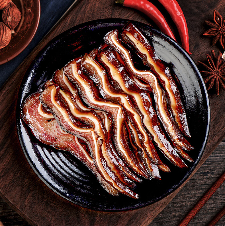 更多参数>>净含量:≤500g食用方法:加热即食包装形式:袋装口味:烟熏味