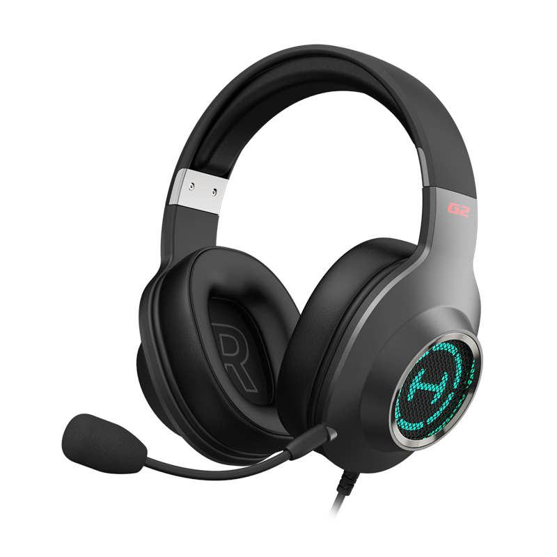 EDIFIER HECATE G2 Wired Professional USB 7.1 Channel Gaming Headset, E-Sports Headphones with Microphone, Over-Ear Computer Headset for Online Classes And Office Use, with In-Line Control, Gray
