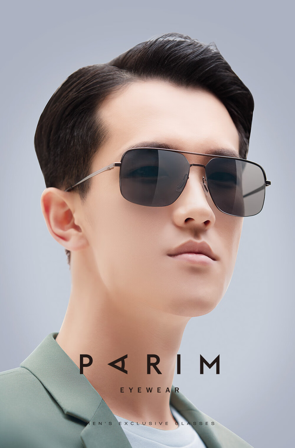 PARIM Sunglasses for Men, High-Definition Polarized Square Large Frame Sunglasses, Specialized for Driving, UV Protection Eyewear 1