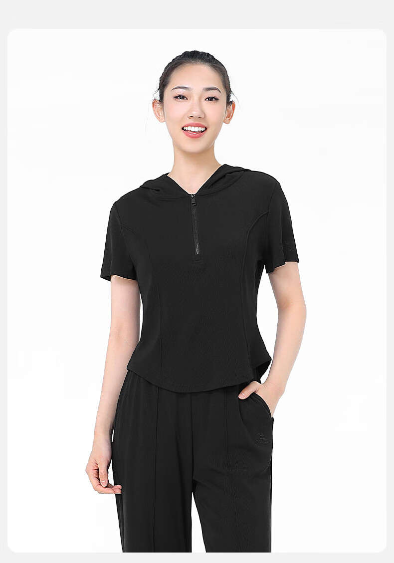 CAMEL Casual Sports Set, New Women's Clothing, Short-Sleeve Jacket, Wide-Leg Straight Pants, Two-Piece Set, Knitted Casual Sportswear 19