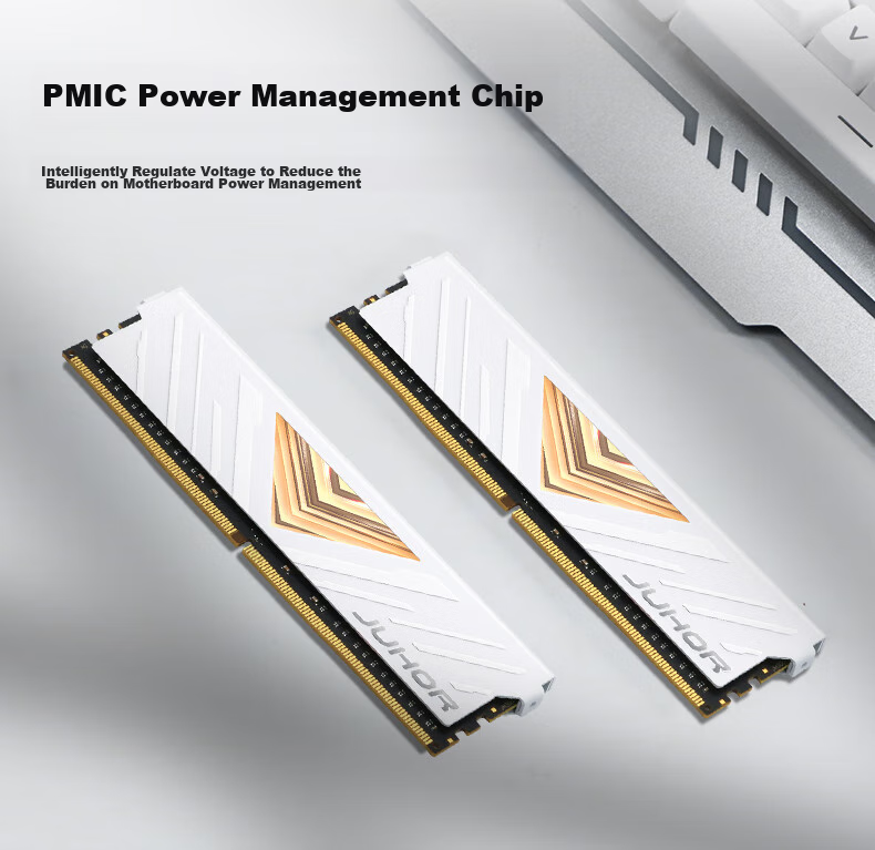 JUHOR 16GB DDR5 6000 Desktop RAM Hynix A-die CL28 No RGB AI Optimized 5