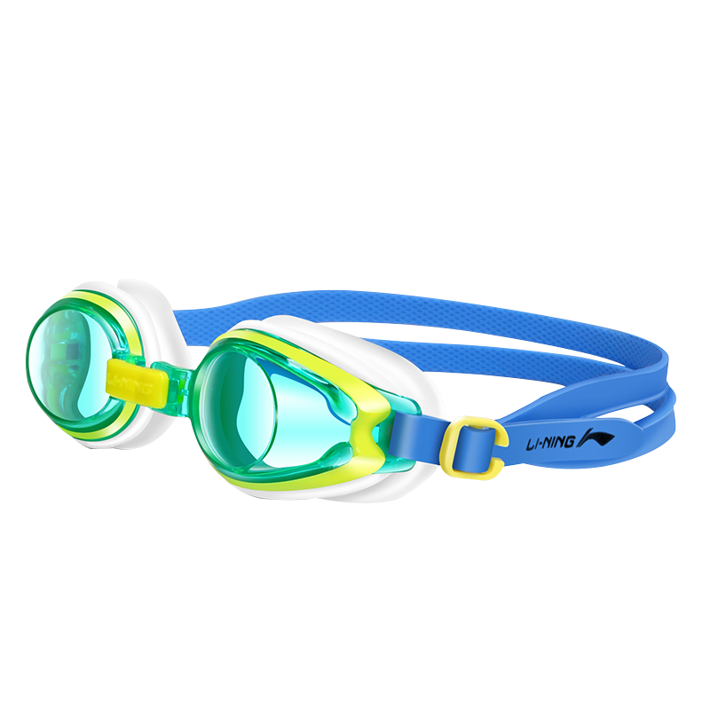 Li-Ning Children's Swimming Goggles for Boys And Girls, High-Definition Anti-Fog Waterproof Training Swim Glasses 2545 Navy Blue