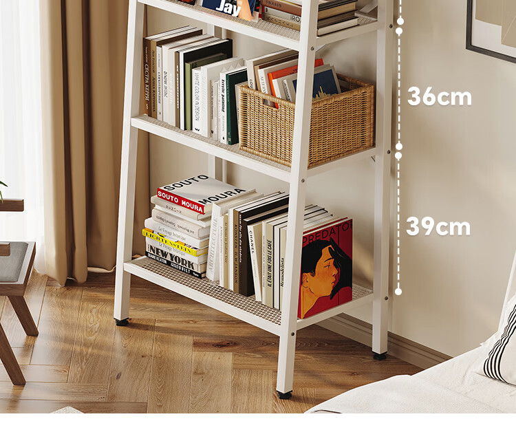 Yicainianhua Storage Rack, Bathroom Door-Back Shelf, Multi-Layer Floor-Standing Pegboard, Ultra-Thin Gap Bathroom Organizer Shelf, 6450WH 6