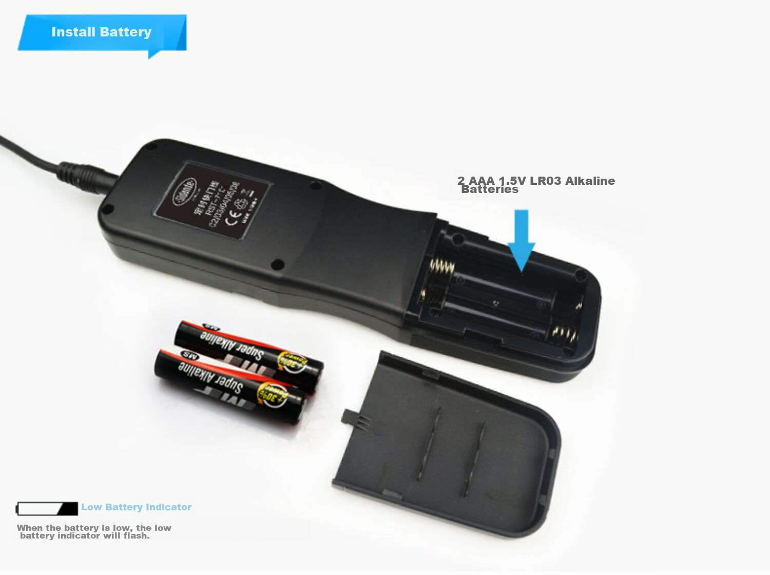 Sidande 7100N1 Timer Cable, DSLR Camera Remote Control, Delay Photography Anti-Shake, Suitable for Nikon D850, D810, D800, D700, D500, D300, D3 16